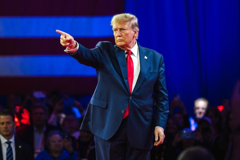 Donald Trump Pointing