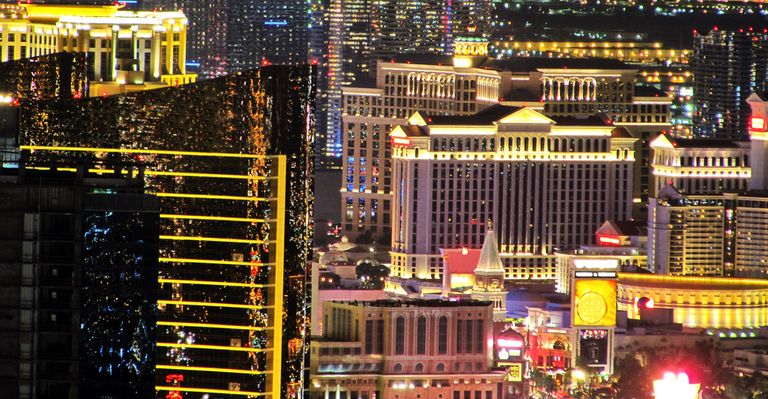 Las Vegas Hotels at Night