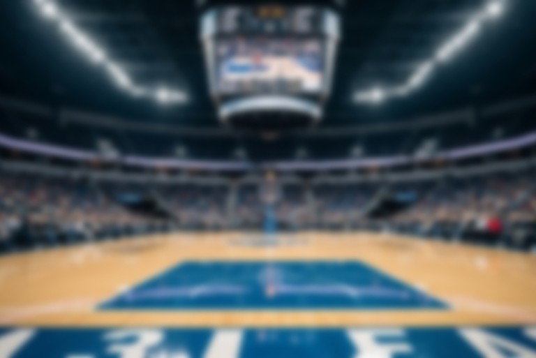 Blurred Basketball Arena