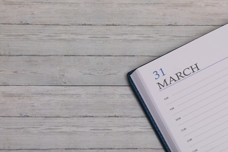 March 31st Diary Page