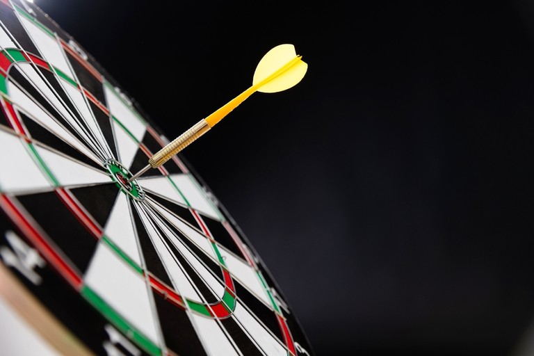 Yellow Dart in Bullseye